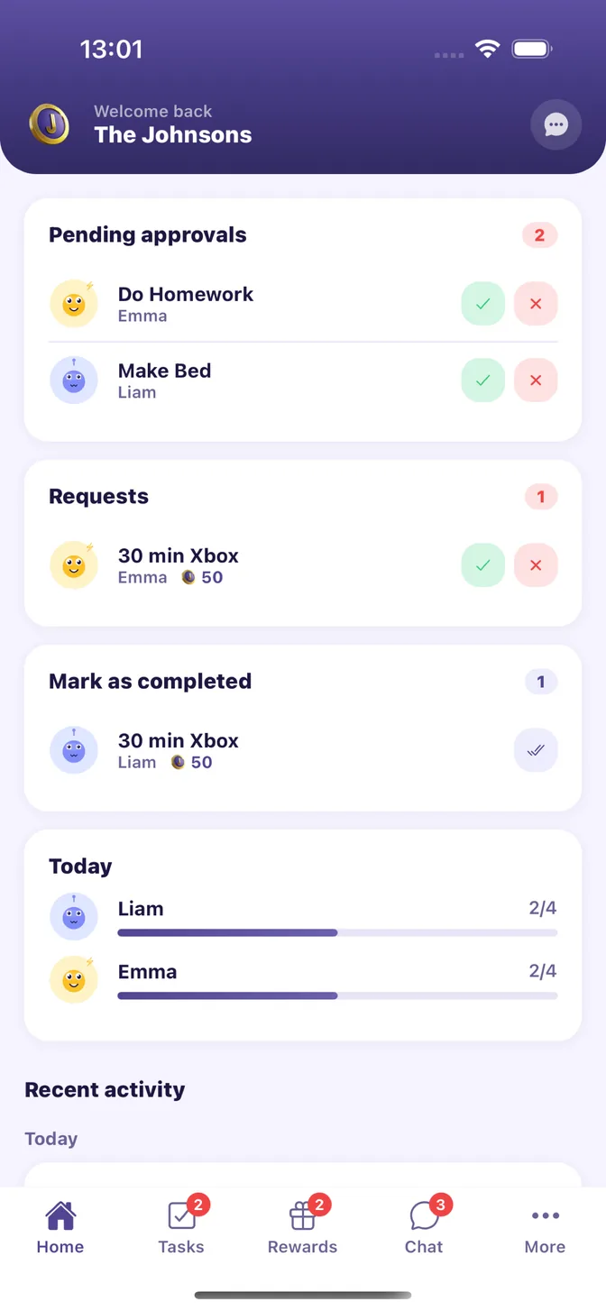 Parent Dashboard