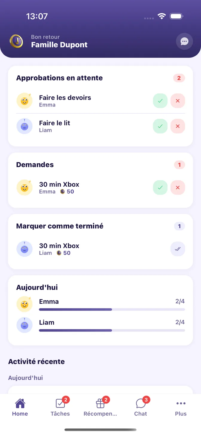 Parent Dashboard