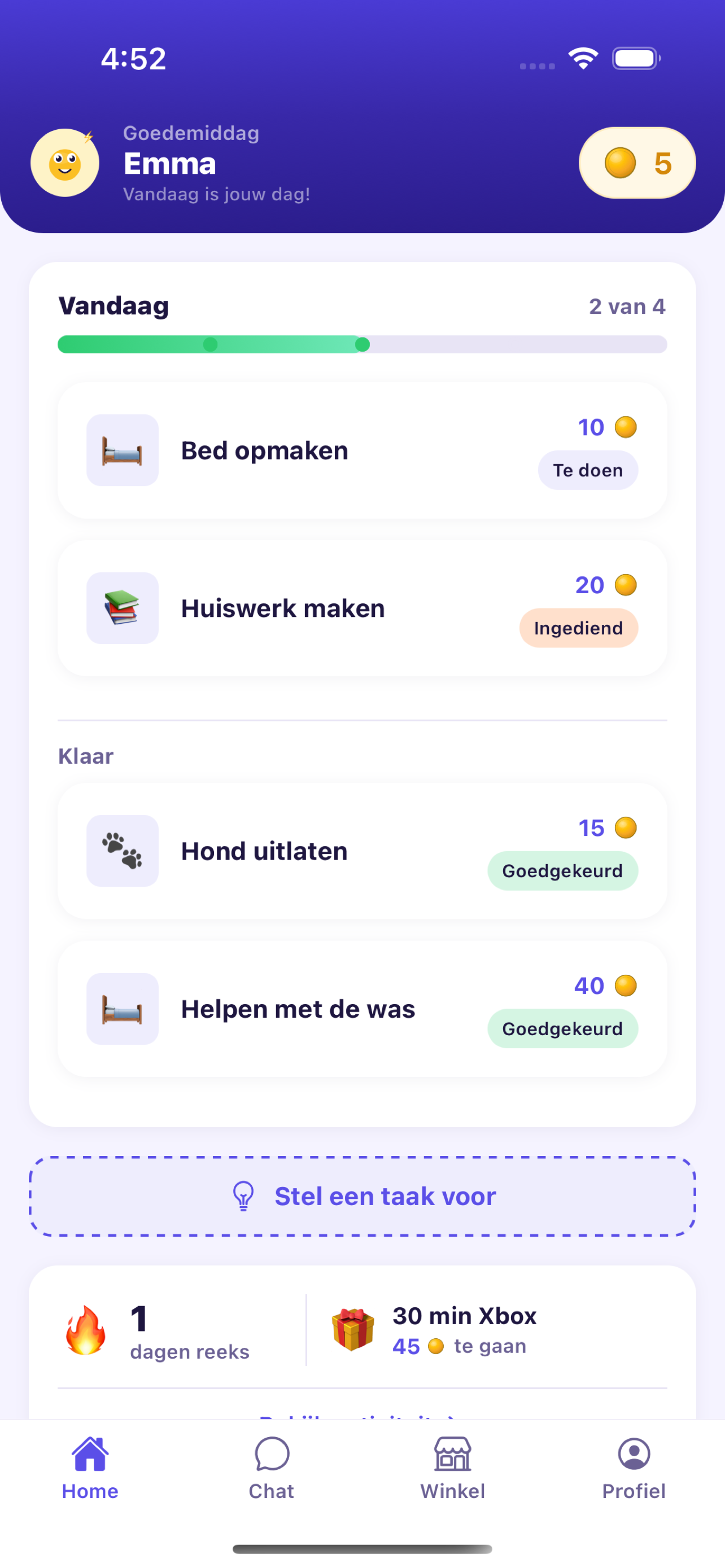 Child Dashboard