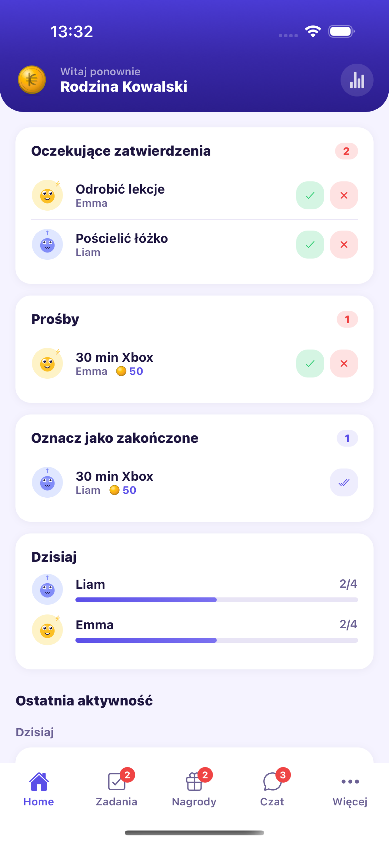 Parent Dashboard