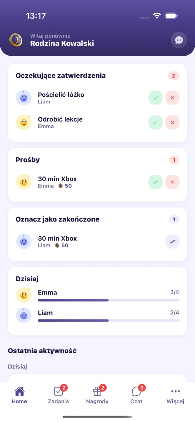 Parent Dashboard