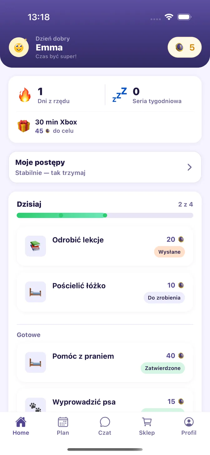 Child Dashboard