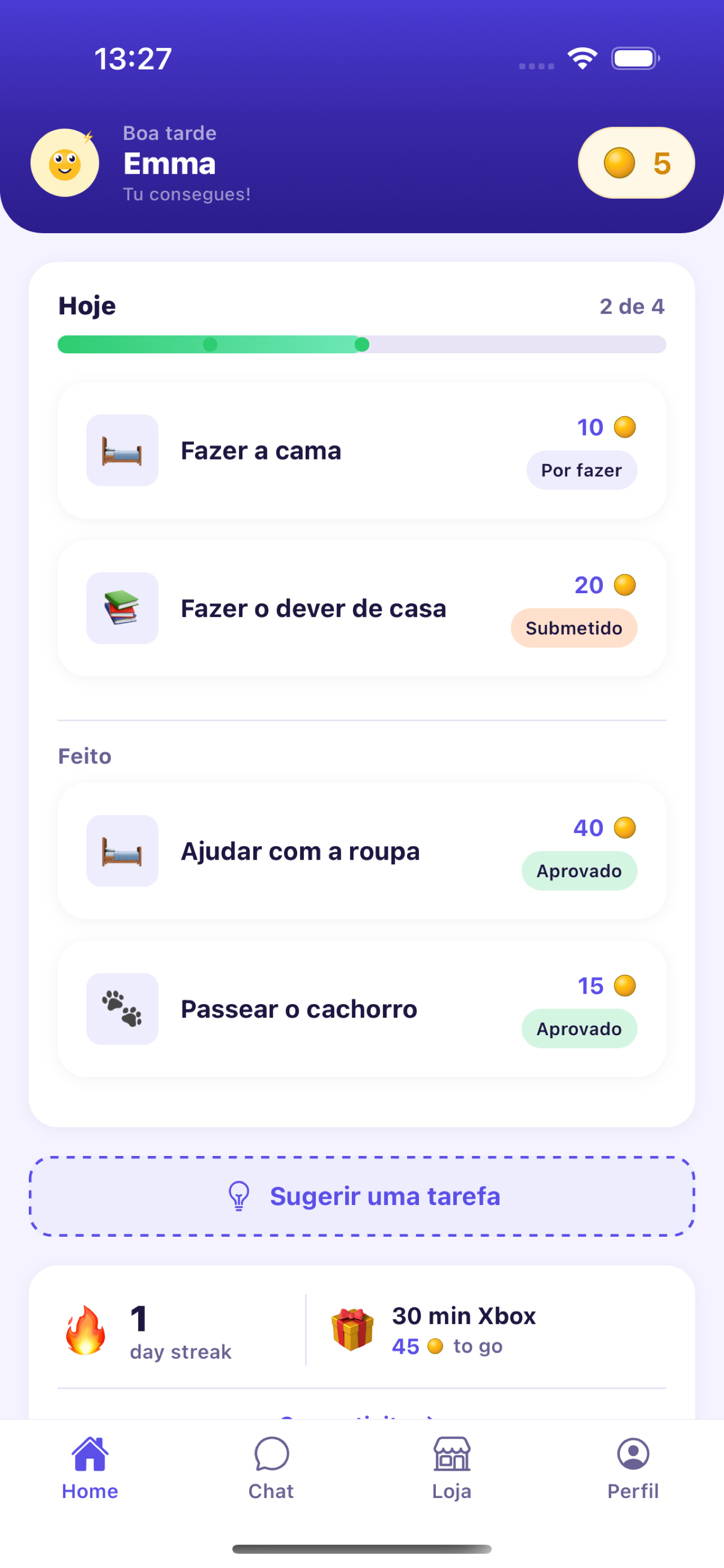 Child Dashboard