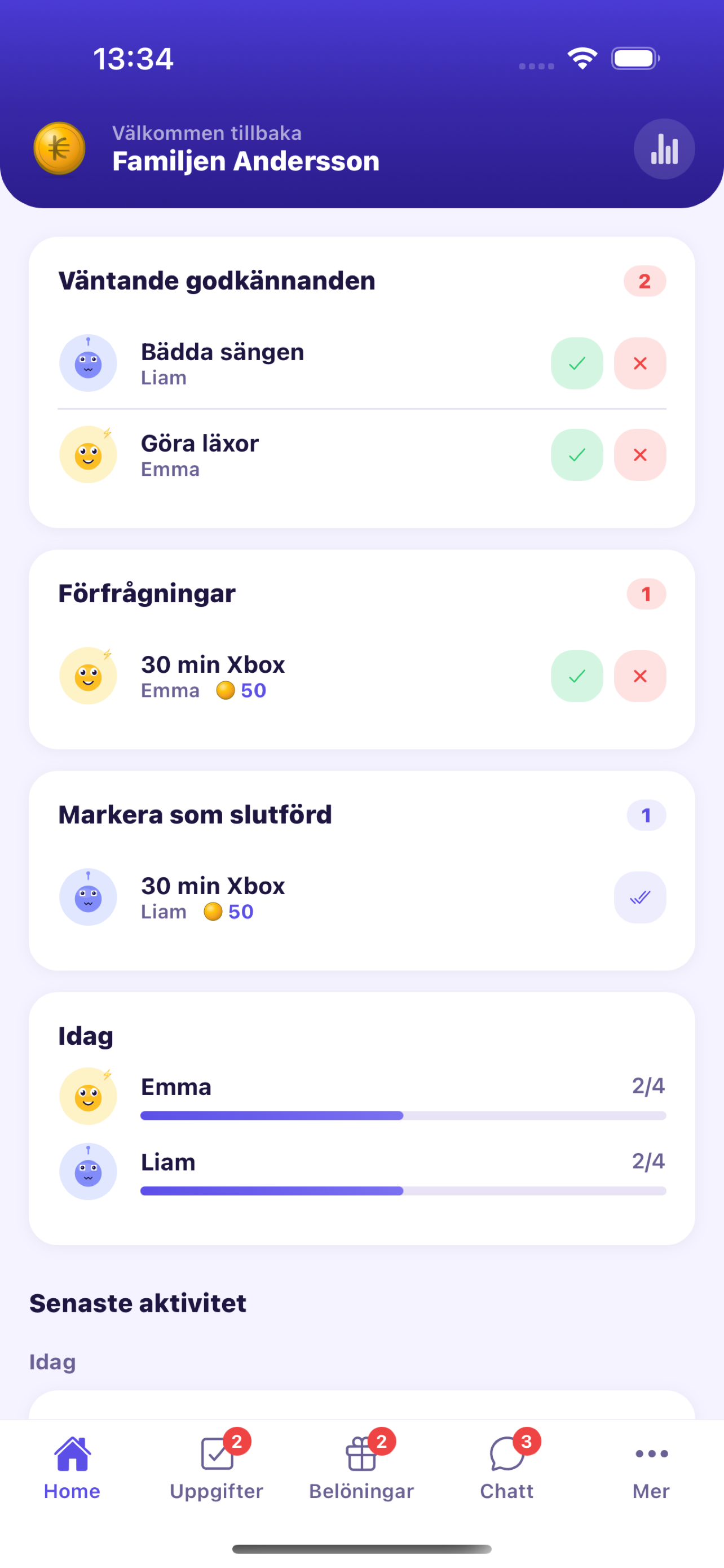 Parent Dashboard
