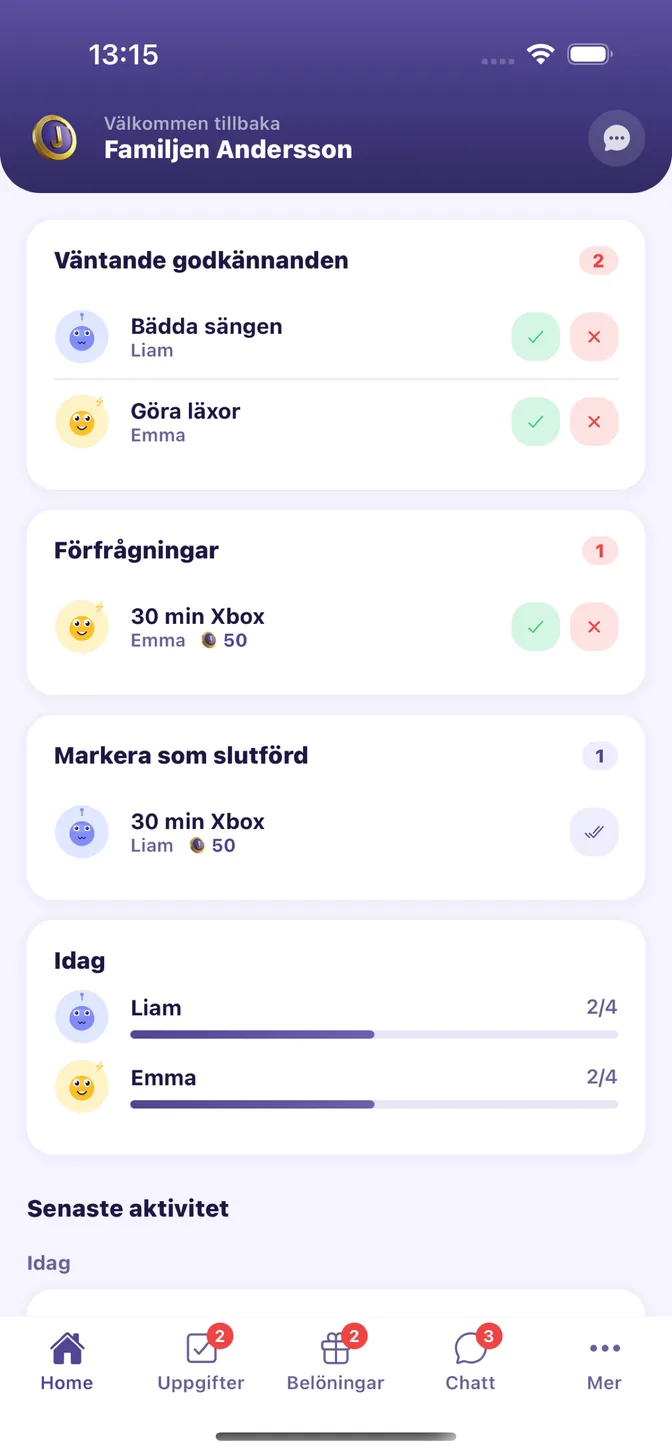 Parent Dashboard