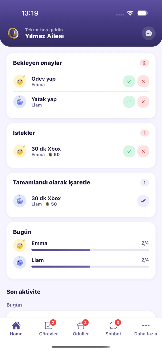 Parent Dashboard
